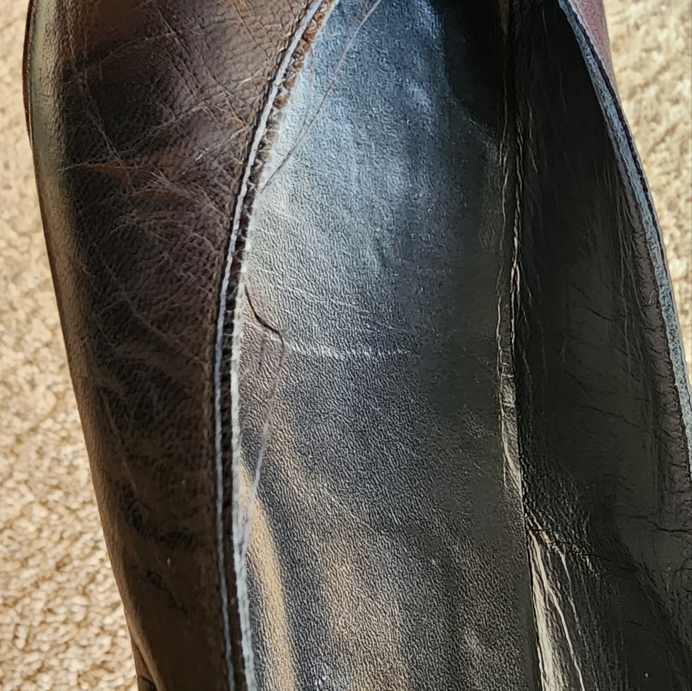 Bally Black Leather Kitten Heels Women's Size 10 Made In Italy Vintage Elegance - Picture 7 of 7